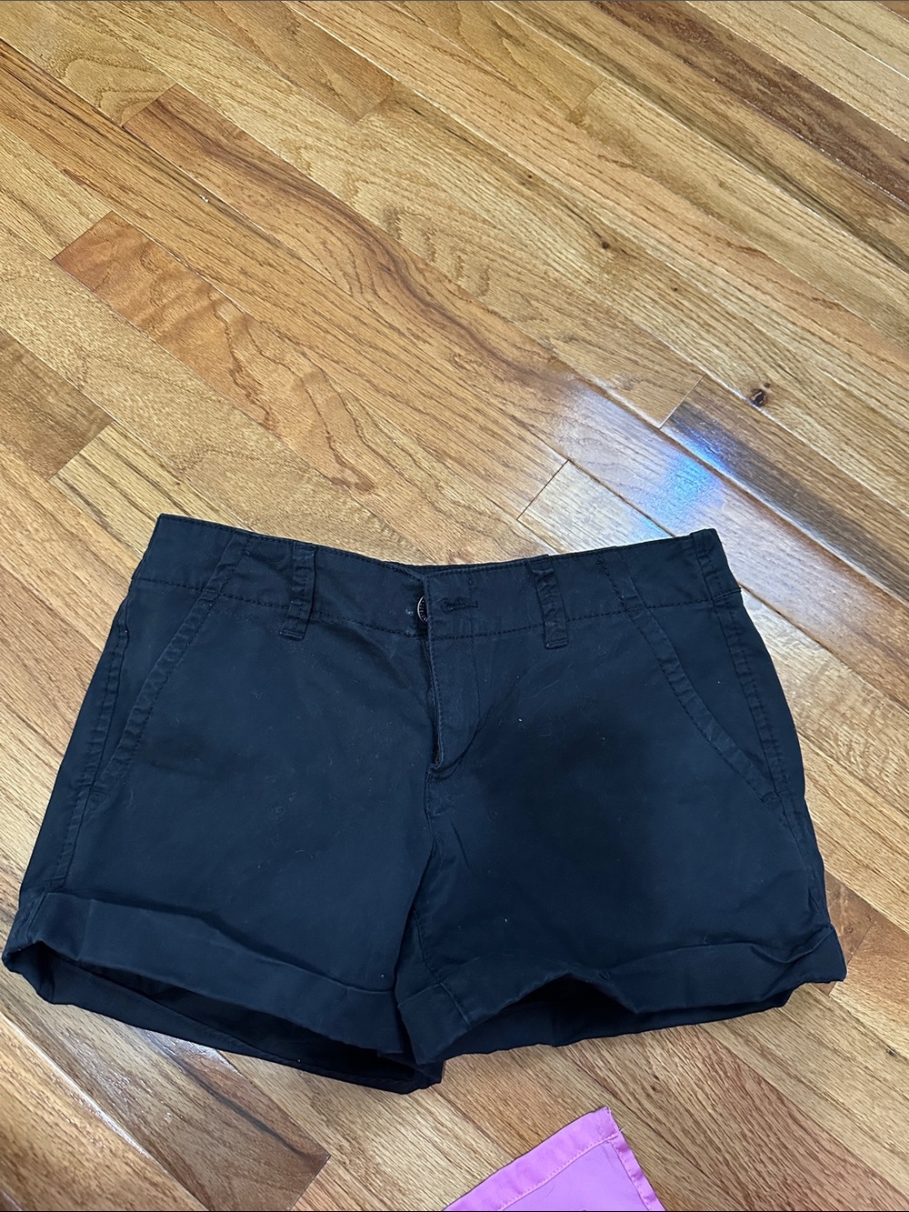Aeropostale Black Women's Chino Shorts